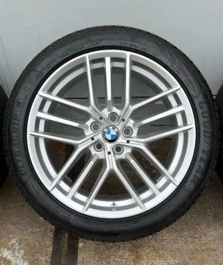 4x Original BMW 5er & I5 G60 G61 19 Zoll Winterräder Dreifachspeiche 933  DOT21 8mm - Bild 4