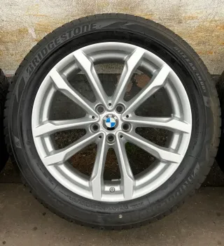4x Original BMW X3 G01 X4 G02 19 Zoll Winterräder Doppelspeiche 691 DOT25 8mm - Bild 3