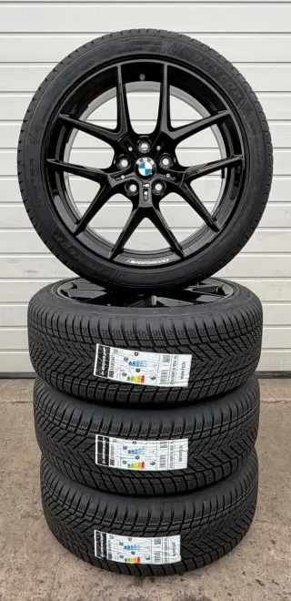 4x Original BMW 1er F70 2er F74 18 Zoll Winterräder Y Speiche M554 DOT26 RDK NEU - Bild 8