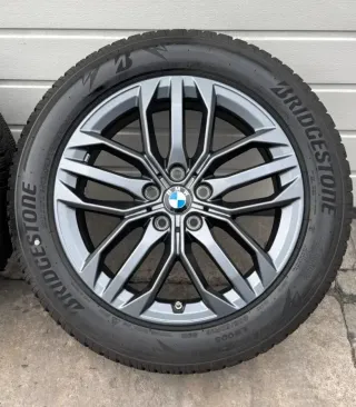 4x Original BMW X1 iX1 U11 X2 U10 18 Zoll Winterräder Doppelspeiche 879 6898046 DOT23 7-8mm - Bild 2