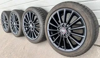 4x Original Mini Cooper S 17 Zoll Winterräder Multi Spoke 505 Runflat DOT22 6,7-8mm - Bild 1