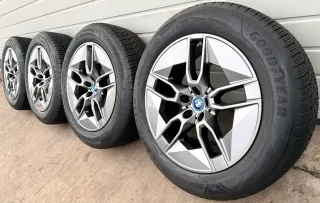 4x Original BMW IX i20 20 Zoll Winterräder Aerodynamik 1002 5A02653 DOT21 7-8mm - Bild 1