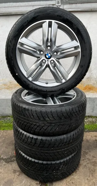 4x Original BMW X1 F48 X2 F39 18 Zoll Winterräder Doppelspeiche M570 Runfalt DOT17 6-7mm ! - Bild 7