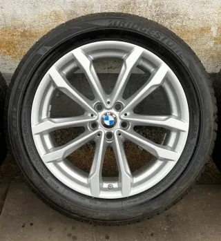 4x Original BMW X3 G01 X4 G02 19 Zoll Winterräder Doppelspeiche 691 DOT25 8mm - Bild 4