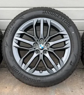 4x Original BMW X1 iX1 U11 X2 U10 18 Zoll Winterräder Doppelspeiche 879 6898046 DOT23 7-8mm - Bild 3