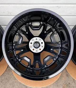 4x Original BMW iX I20 22 Zoll Alufelgen Aerodynamic 1020 5A02658BLA 9,5X22 ET37 NEU - Bild 6