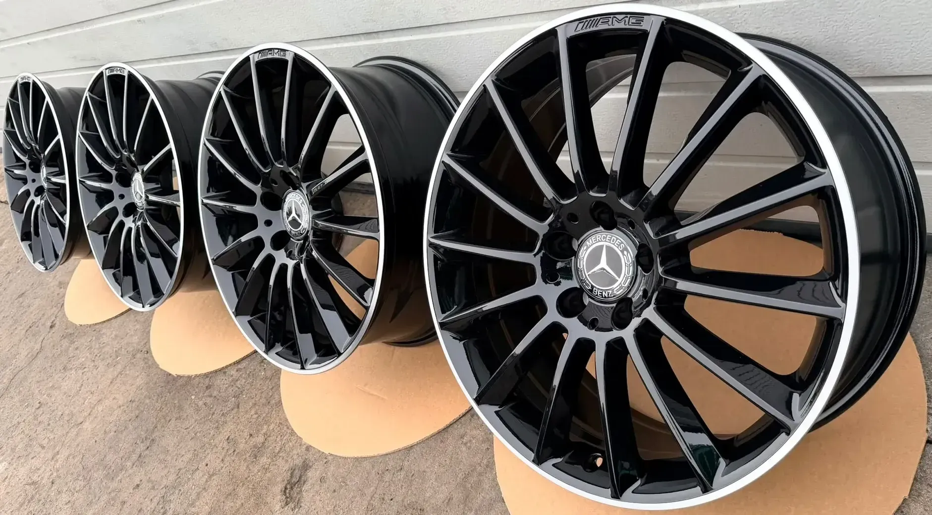 4x Original Mercedes A Klasse W177 A35 AMG 19 Zoll AMG Alufelgen A1774011900 8J ET40 NEU - Bild 1