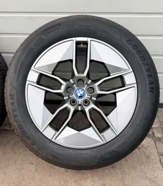 4x Original BMW IX i20 20 Zoll Winterräder Aerodynamik 1002 5A02653 DOT21 7-8mm - Bild 2