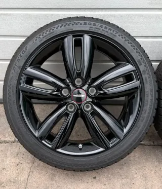 4x Original Mini Cooper S 17 Zoll Winterräder Track Spoke 562 6866366 DOT20 7-8mm - Bild 5