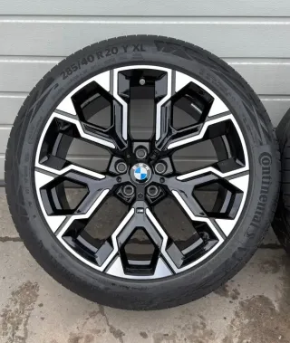4x Original BMW 7er G70 i7 X3 G45 20 Zoll Sommerräder Doppelspeiche M1036 DOT25 6-6,7mm - Bild 5