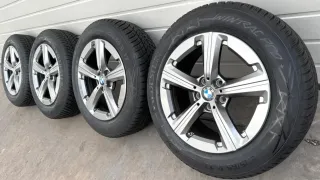 4x Original BMW X1 iX1 U11 X2 U10 17 Zoll Winterräder Sternspeiche 875 6898044 DOT24 NEU ! - Bild 1
