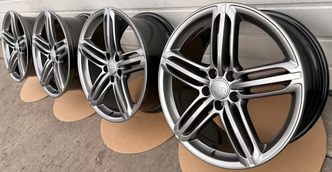 4x Original Audi A4 S4 8K B8 19 Zoll S Line Alufelgen 8K0601025AK 8,5Jx19 ET43 NEU - Bild 1