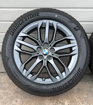 4x Original BMW X1 iX1 U11 X2 U10 18 Zoll Winterräder Doppelspeiche 879 6898046 DOT23 7-8mm - Bild 5