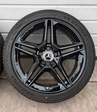 4x Original Mercedes A Klasse A35 AMG 18 Zoll Winterräder A1774014000 DOT21 7-7,5mm - Bild 2