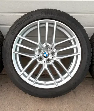 4x Original BMW 5er I5 G60 G61 19 Zoll Winterräder Dreifachspeiche 933 DOT23/24 7-8mm - Bild 3