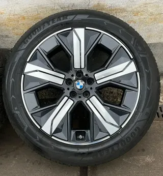 4x Original BMW IX i20 21 Zoll Winterräder Aerodynamikrad 1012 5A41F90 DOT21 6,5-7mm - Bild 2