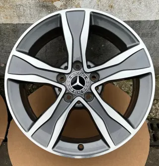 4x Original Mercedes C Klasse W205 A205 S205 W205 17 Zoll Alufelgen A2054010800 TOP - Bild 2