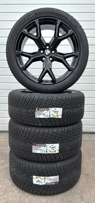 4x Original BMW X5 G05 X6 G06 21 Zoll Winterräder Y Speiche M741 8071998 DOT25 NEU - Bild 7