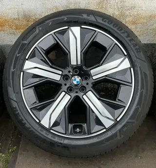 4x Original BMW IX i20 21 Zoll Winterräder Aerodynamikrad 1012 5A41F90 DOT21 6,5-7mm - Bild 3