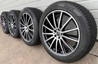 4x Original Mercedes GLS X167 22 Zoll AMG Winterräder A1674017500 DOT24 7,5-8,1mm - Bild 1