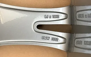 1x Original BMW1er F20 F21 2er F22 F23 19 Zoll Alufelge Doppelspeiche 361 6794370 NEU - Bild 5