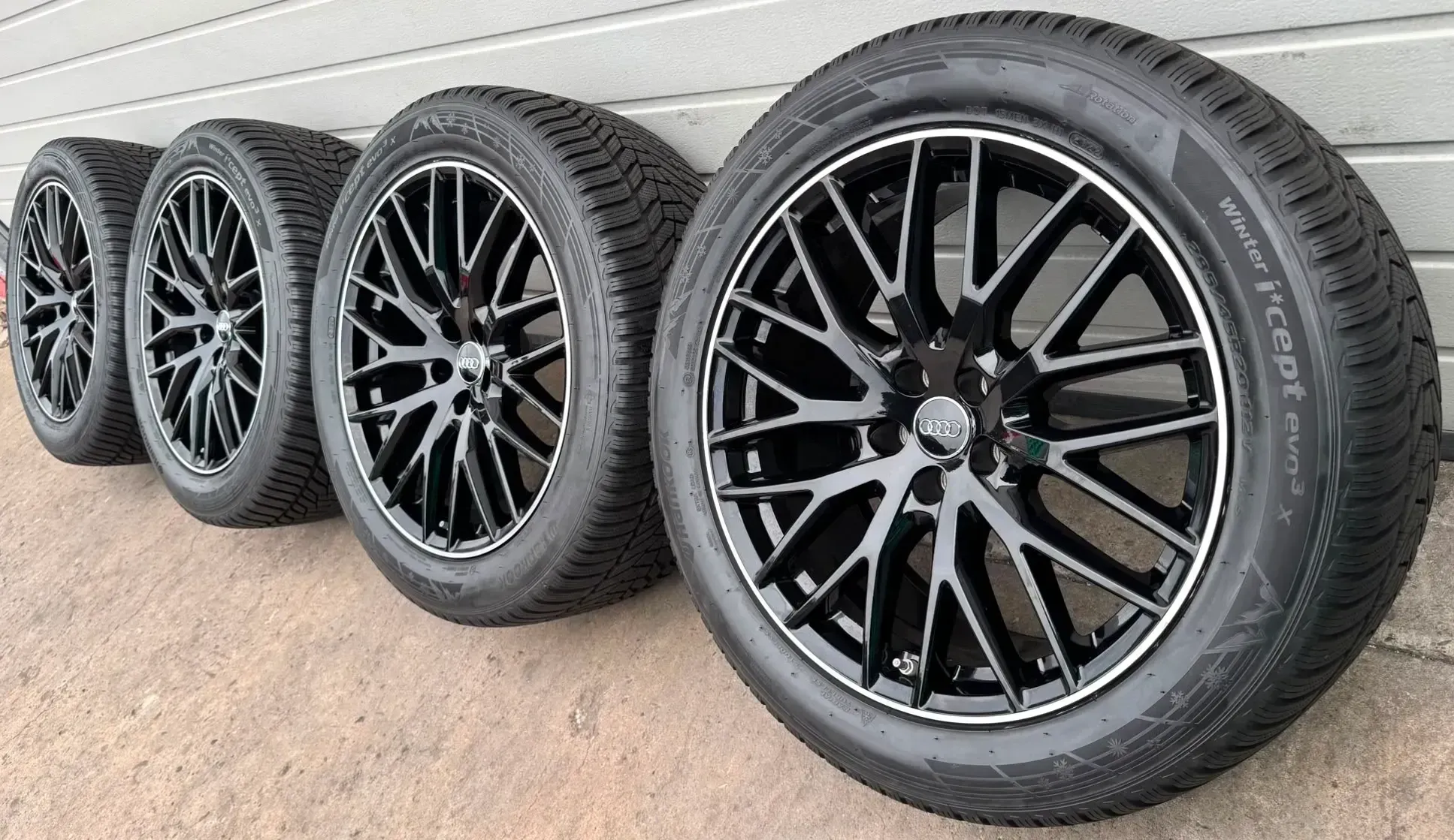 4x Original Audi Q7 SQ7 4M 20 Zoll Winterräder S Line 4M0601025CR DOT22 RDK NEU - Bild 1