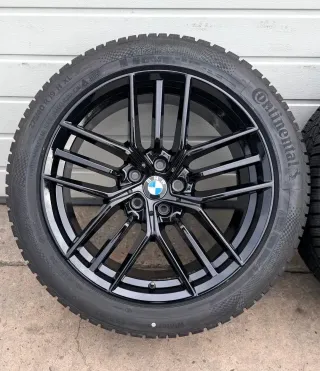 4x Original BMW 5er I5 G60 G61 19 Zoll Winterräder Dreifachspeiche 933 245-275 DOT22 NEU - Bild 5
