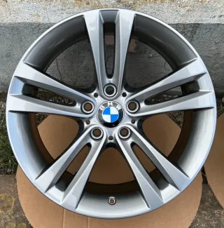 4x Original BMW 3/4er F30 F31 F32 F36 18 Zoll Doppelspeiche 397 Alufelgen 6796247 Ferric Grey NEU - Bild 5