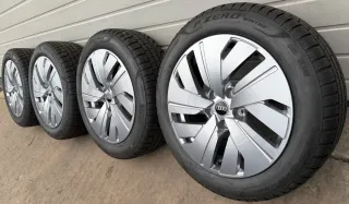4x Original Audi A6 E-Tron GH 19 Zoll Winterräder 85E601025 85E601025A DOT24 8mm - Bild 1