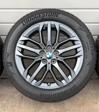 4x Original BMW X1 iX1 U11 X2 U10 18 Zoll Winterräder Doppelspeiche 879 6898046 DOT23 7-8mm - Bild 4
