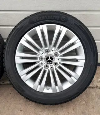 4x Original Mercedes C Klasse W206 S206 17 Zoll Winterräder A2064014400 DOT25 8-9mm - Bild 2