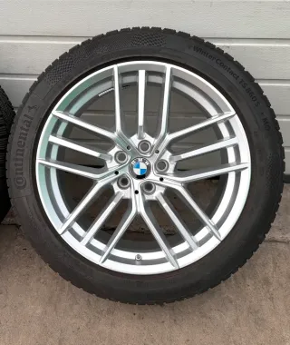 4x Original BMW 5er I5 G60 G61 19 Zoll Winterräder Dreifachspeiche 933 DOT23/24 7-8mm - Bild 2