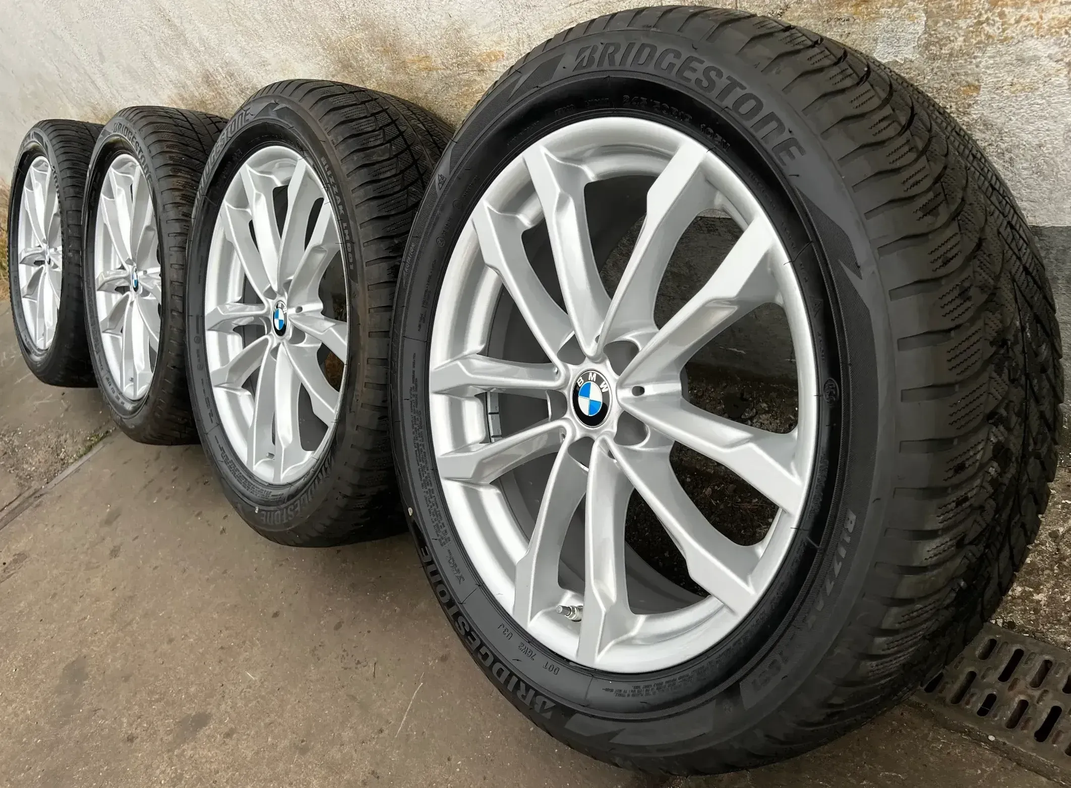 4x Original BMW X3 G01 X4 G02 19 Zoll Winterräder Doppelspeiche 691 DOT25 8mm - Bild 1