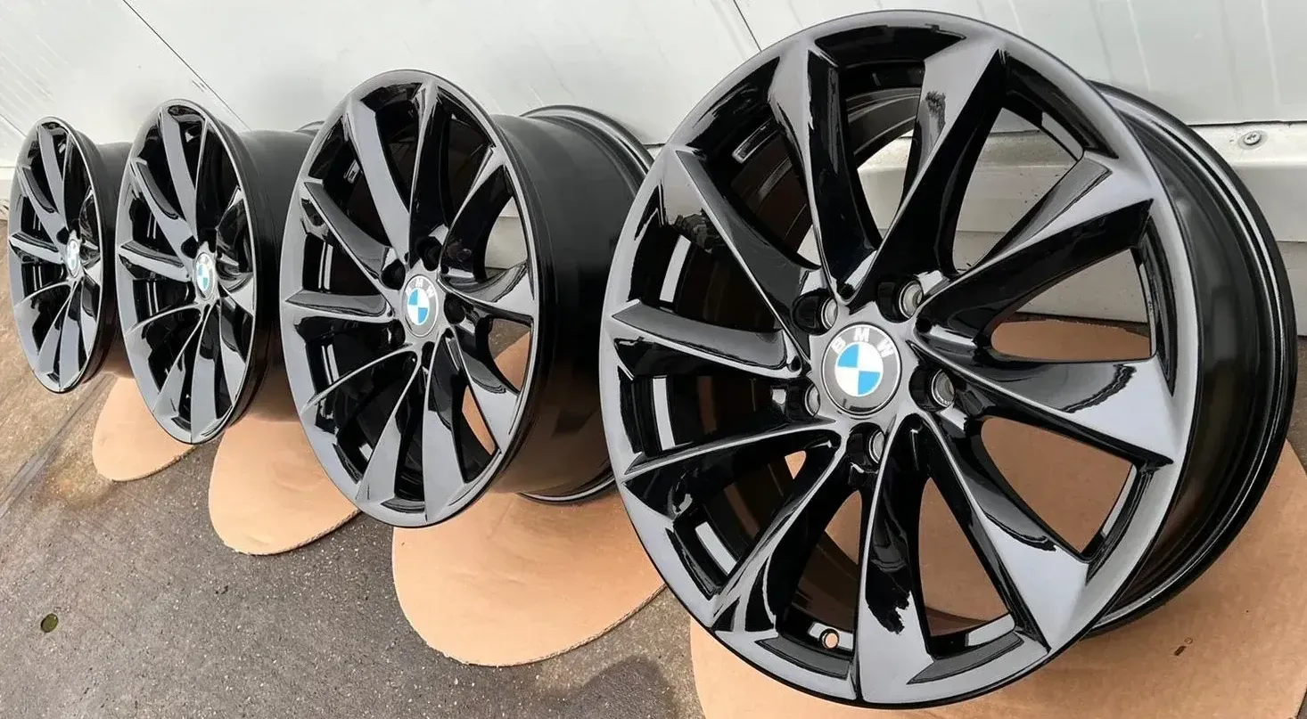4x Original BMW 3/4er F30 F31 F32 F36 18 Zoll Turbinen Styling 415 Alufelgen 6796248 8,0Jx18 ET34 NEU - Bild 1