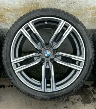 4x Original BMW 8er G14 G15 G16 19 Zoll Winterräder Doppelspeiche M727 DOT19 6,6-8mm - Bild 3