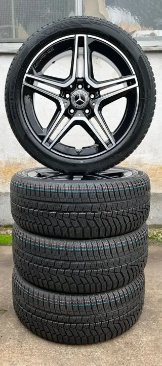 4x Original Mercedes A B Klasse W177 W247 CLA C118 18 Zoll AMG Winterräder DOT24 NEU - Bild 7