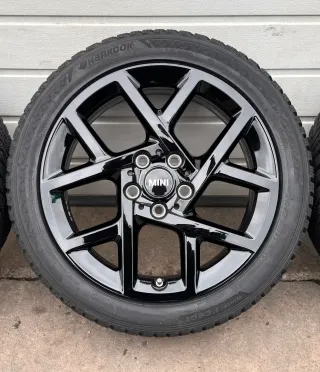 4x Original Mini F65 F66 F67 17 Zoll Winterräder JCW Sprint Spoke 957 5A3E638 DOT24 NEU - Bild 4