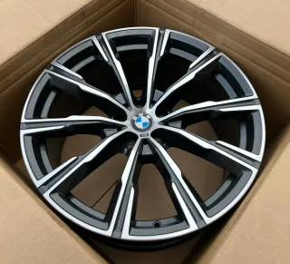 1x Original BMW X5 G05 X6 G06 20 Zoll Sternspeiche M740 Alufelge 8071996 9,0J ET35 - Bild 2