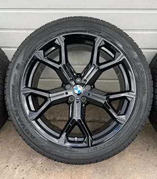 4x Original BMW X5 G05 X6 G06 21 Zoll Winterräder Y Speiche M741 8071998 DOT25 NEU - Bild 4