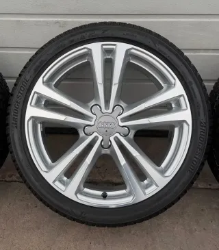 4x Original Audi A3 S3 8V 18 Zoll Winterräder S Line 8V0601025BL BicolorDOT25 NEU - Bild 3