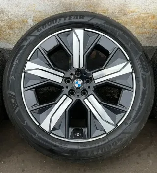 4x Original BMW IX i20 21 Zoll Winterräder Aerodynamikrad 1012 5A41F90 DOT21 6,5-7mm - Bild 4