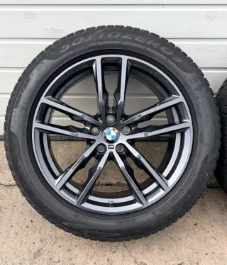 4x Original BMW X3 G01 X4 G02 19 Zoll Winterräder Doppelspeiche M698 DOT23 7mm - Bild 5