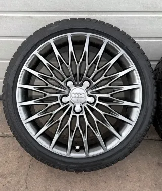 4x Original Audi A3 S3 8V 18 Zoll Winterräder S Line 8V0601025AE Grey DOT25 NEU - Bild 5