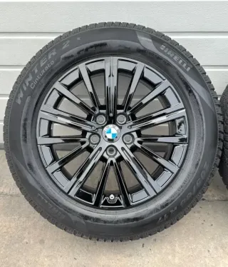 4x Original BMW X1 U11 X2 U10 17 Zoll Winterräder V Speiche 833 5A094B2 DOT23 5-7mm - Bild 5