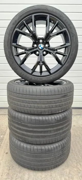 4x Original BMW 5er G30 G31 19 Zoll Sommerräder Y Speiche M845 Alufelgen DOT23 6-7mm - Bild 6
