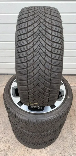 4x Original Audi A3 S3 8Y 18 Zoll Winterräder 5-Doppelspeiche 8Y0601025CE DOT24 6-7,7mm - Bild 7