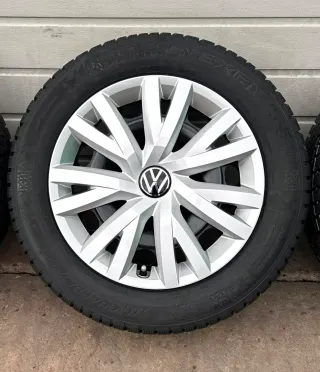 4x Original Golf VIII 5G 16 Zoll Winterräder Stahlfelgen 5Q0601027BQ DOT24 NEU - Bild 3