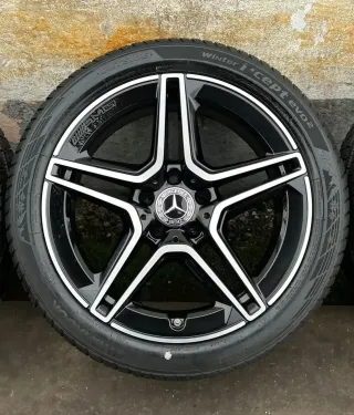 4x Original Mercedes A B Klasse W177 W247 CLA C118 18 Zoll AMG Winterräder DOT24 NEU - Bild 4