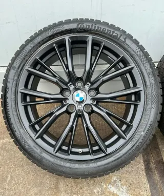 4x Original BMW 3er G20 G21 4er G22 G23 18 Zoll Winterräder Doppelspeiche M796 Runflat DOT23 7mm - Bild 5