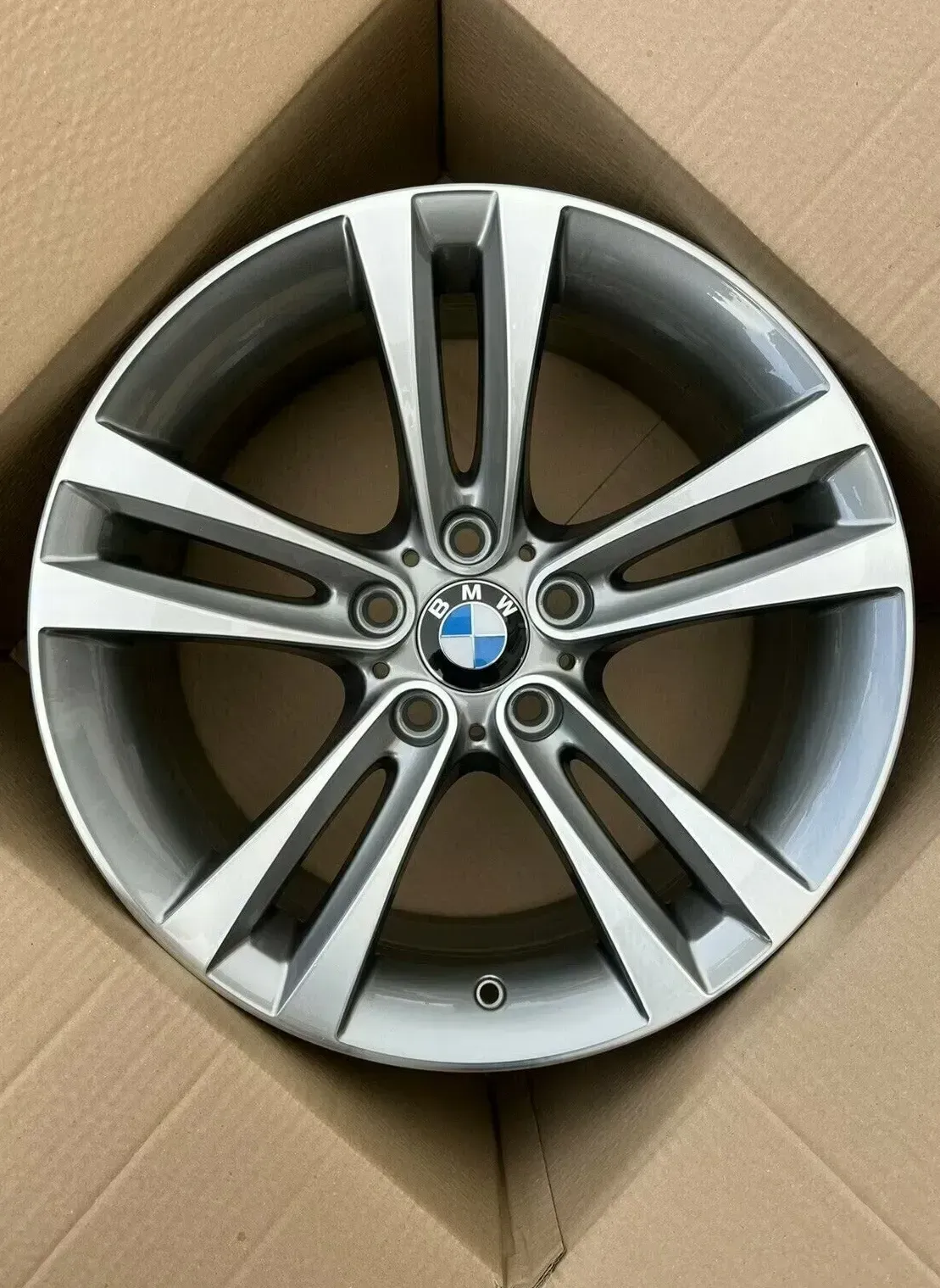 1x Original BMW 3/4er F30 F31 GT F34 F32 F36 18 Zoll Doppelspeiche 397 Alufelge 6796247 8,0JX18 ET34 - Bild 1